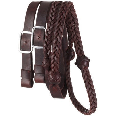 Martin Saddlery 5 Plait Barrel Reins 7/8