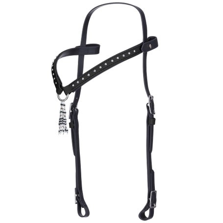 Mad Tack Beaded & Spotted Beta Snap-On Bridle Headstall