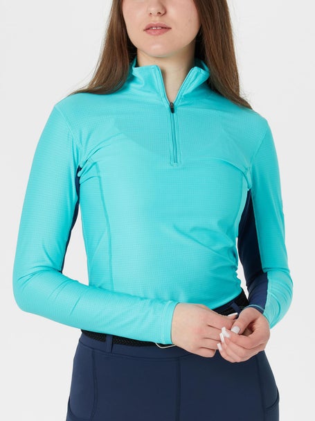 Ovation Womens Altitude Solid Sun Shirt Long Sleeve