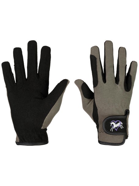 Ovation Hearts & Horses Kids Riding Gloves