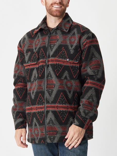 Outback Mens Koda Aztec Wool Zip Up Jacket