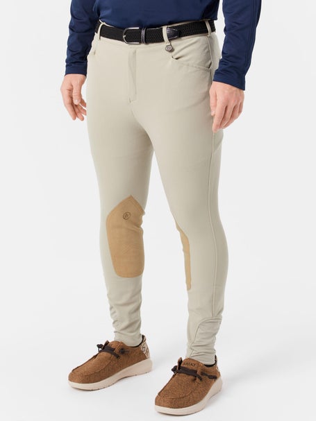 Ovation Mens Euroweave Suede Knee Patch Breeches
