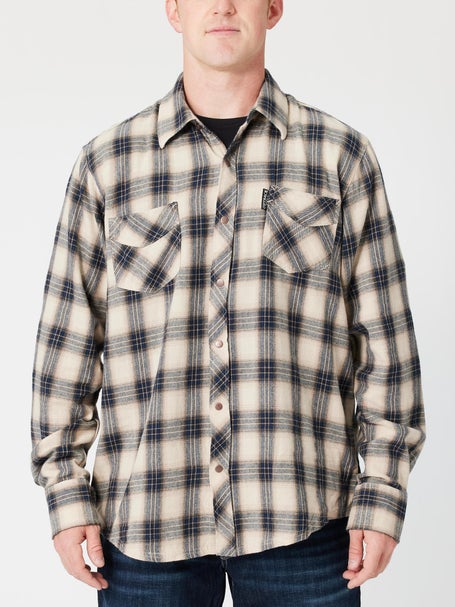 Outback Mens Parker Plaid Performance Snap Shirt