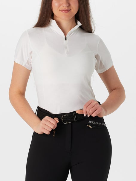 Ovation Womens Altitude Solid Short Sleeve Sun Shirt