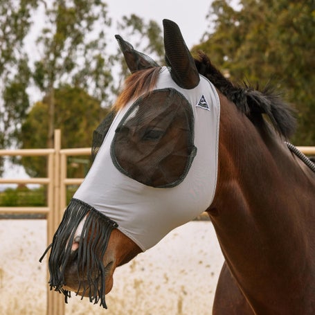 Professionals Choice Comfort Fit Deluxe Fringe Fly Mask
