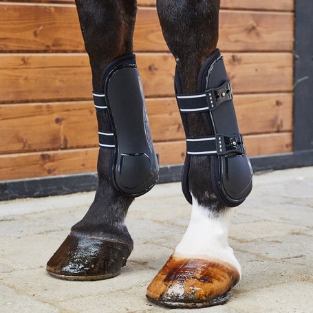 Open Front Horse Jump Boots