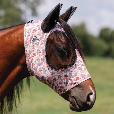 Professionals Choice Comfort-Fit 25 Patterned Fly Mask