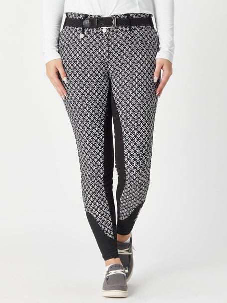 Pikeur Candela Black & White Print Full Seat Breeches