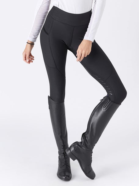 Full Silicone Seat Riding Leggings with Phone Pocket | High Lees Equestrian