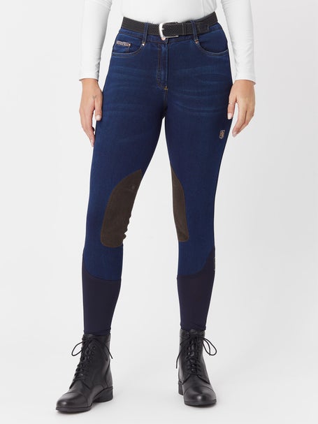 Romfh Ladies Bella Denim Euro Knee Patch Breeches