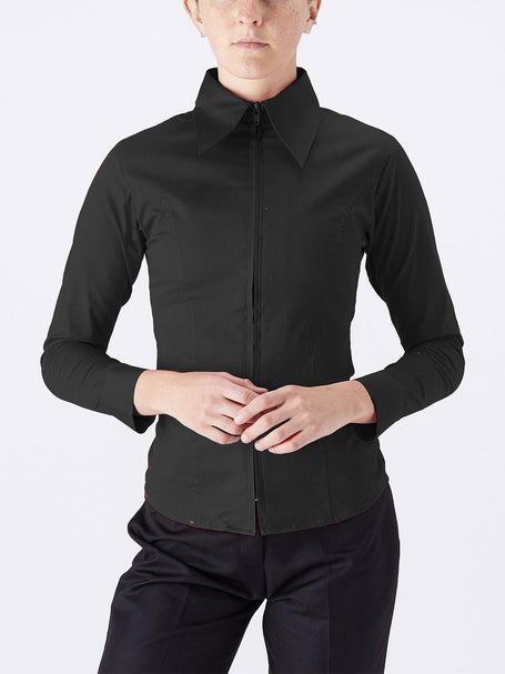 zip up shirts women's