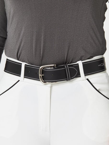 Royal Highness Ladies Fancy Stitch Leather Belt