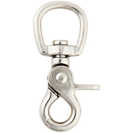 Swivel Scissor Snap Clip Nickel