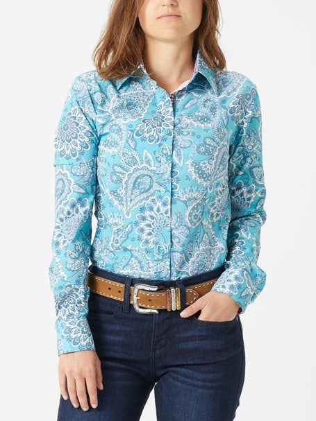 Royal Highness Microfiber Paisley Western Show Shirt 