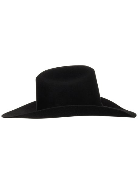 Chapeau Cowboy Resistol Pueblo Feutre Noir - Taille 6 3/4 Vintage USA