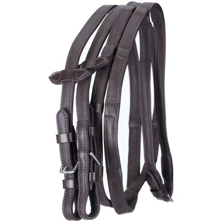Schockemoehle 16mm DuraSoft Leather Reins w/Stops