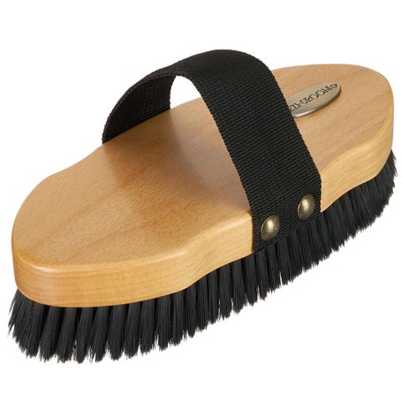 Shires EZI- GROOM Premium Wood Soft Body Brush