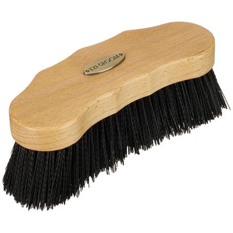 Shires EZI- GROOM Premium Wood Dandy Brush