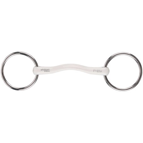 Stubben Fine Line Flex Loose Ring Snaffle Bit