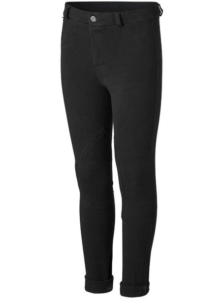 Saxon Kids Adjustable Waist Self Knee Patch Jodhpurs