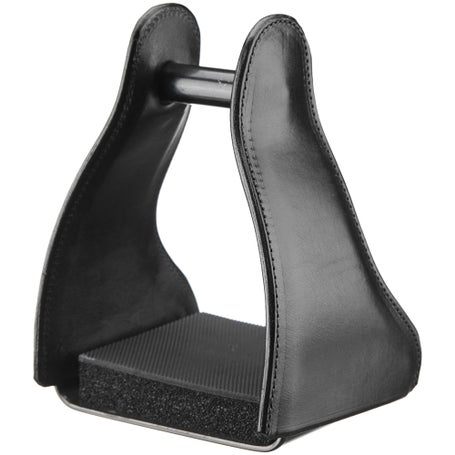 Shenandoah Leather Covered Aluminum Endurance Stirrups