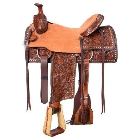 Silver Royal by Tough1 Autry Roping Saddle