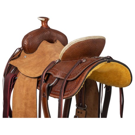 Tough-1 Bodie Hardseat Ranch Saddle - Thumbnail 2