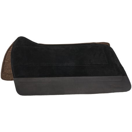 1/2 Black Orthopedic Felt Saddle Pad Liner, 30 x 30 - Horse