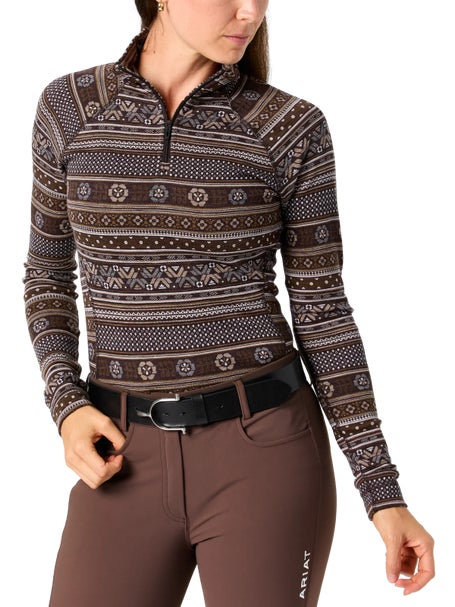 Smartwool Womens Classic Merino 1/4 Zip Base Layer Top