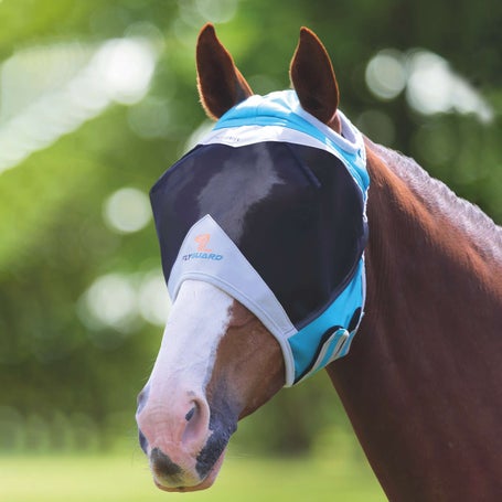 Shires Fine Mesh Fly Mask With Ear Holes