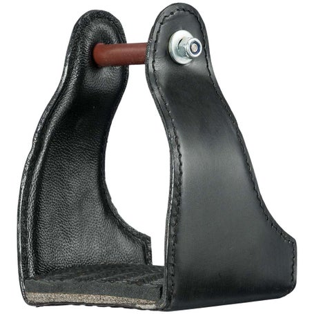 Royal King by Tough 1 Leather Covered Trail Stirrups