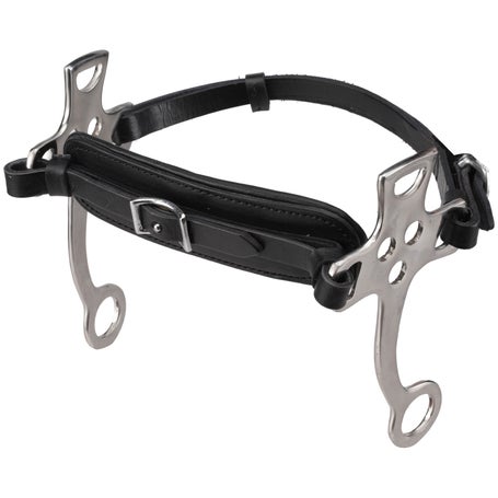 Tough 1 Padded Leather Nose Mechanical Hackamore