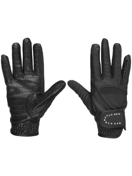 Equine Couture Ladies Crystal Riding Gloves