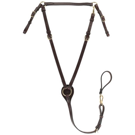 Tory Leather Hunt Breastplate Havana