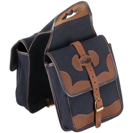 Tough 1 Canvas and Leather Horn Pommel Saddlebag