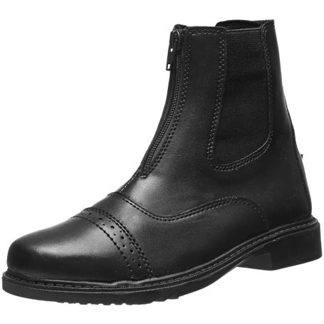 TuffRider Starter Front Zip Paddock Child's Boots Black | Riding Warehouse