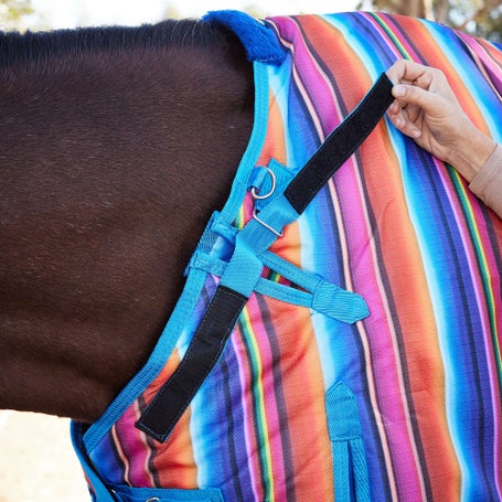 Tough 1 1200D Medium Weight Mini Serape Print Turnout Blanket: Coolhorse