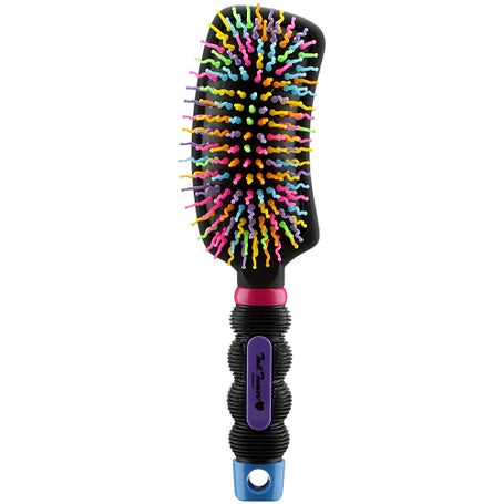 Tail Tamer Rainbow Curved Mane & Tail Paddle Brush