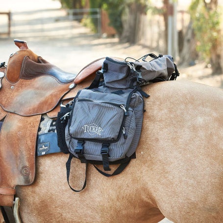 english cantle saddle bags