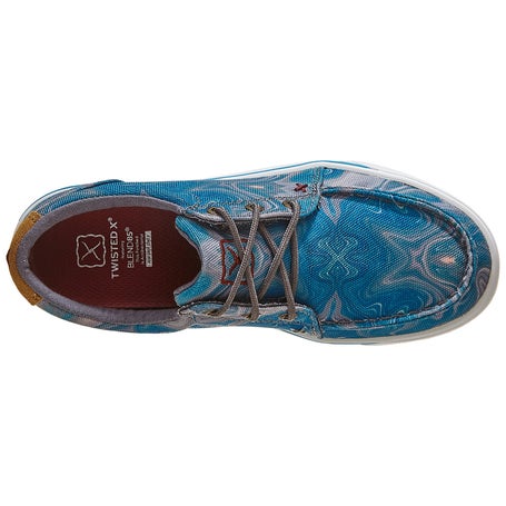 Twisted X Women's Kicks Teal Blue Multi Riding Warehouse