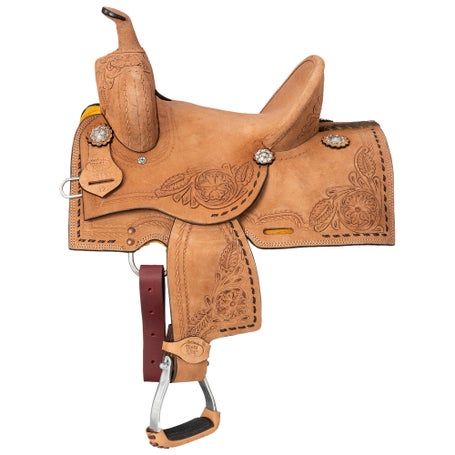 Royal King by Tough 1 Youth Amarillo Barrel Saddle