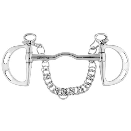 Centaur Uxeter Kimberwick Solid-Mouth Bit