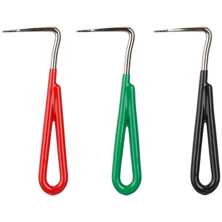 Vinyl Coated Steel Hoof Pick- Assorted Colors