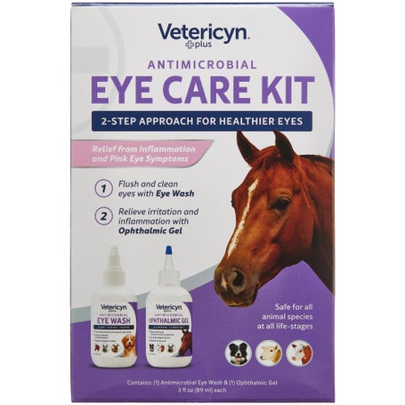 Vetericyn Plus Antimicrobial Eye Care Kit Riding Warehouse