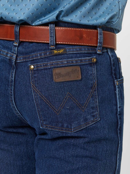 Wrangler Men's Advanced Comfort CowboyCut DK Wash Jeans Riding