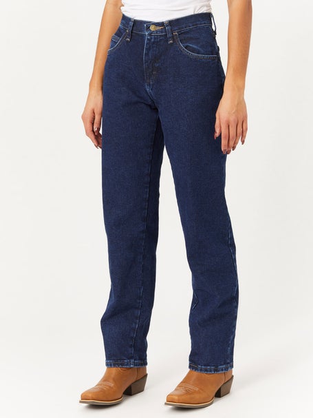 Wrangler Basics Blues MidRise 100% Cotton BootCut Jeans