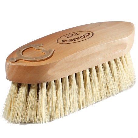 Wooden Back Stiff Bristle Mane and Tail Brush