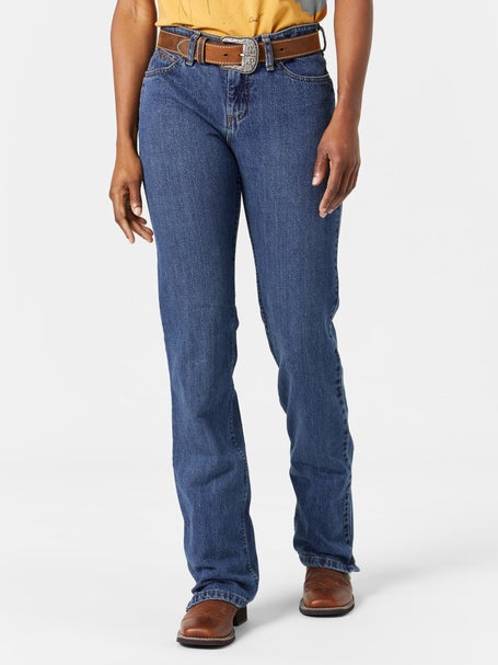 Wrangler Womens High Rise True Straight Fit Jean : : Clothing,  Shoes & Accessories