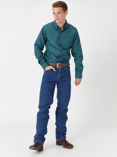 Men's Wrangler® Cowboy Cut® Active Flex Indigo Slim Fit Jeans 936AFGH