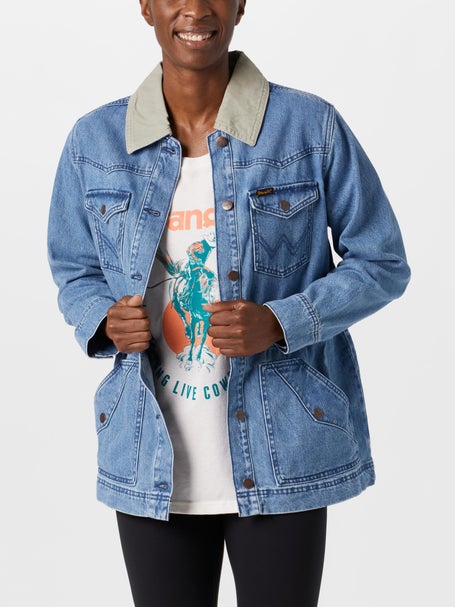 Wrangler Womens Outerwear Denim Barn Coat Jacket
